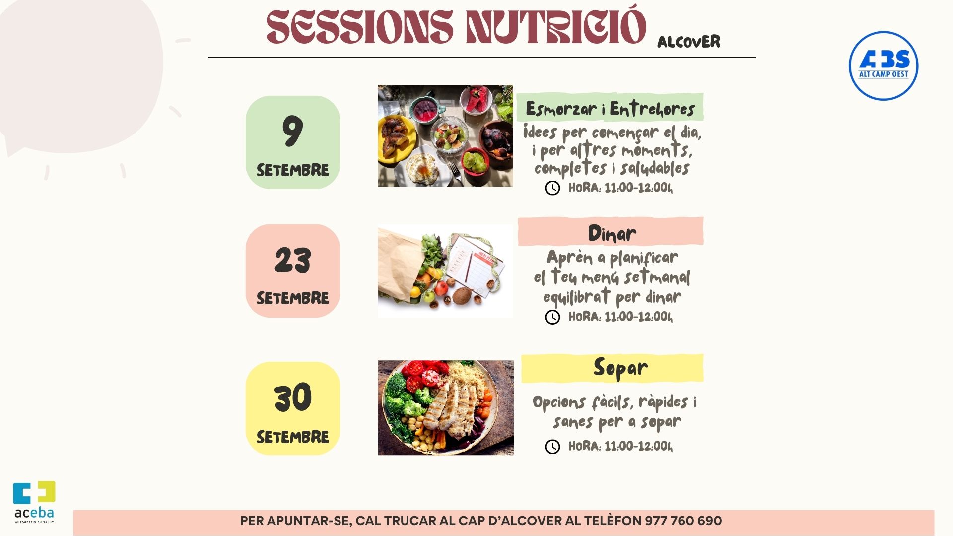 SESSIONS NUTRICIÓ